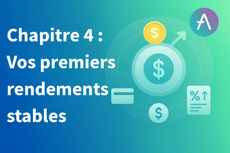 Chapitre 4 — Déposer ses stablecoins pour générer ses premiers rendements DeFi