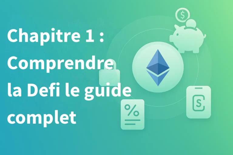 Chapitre 1 — Comprendre la DeFi : le guide complet pour débuter sans stress