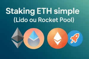Staking ETH simple (Lido ou Rocket Pool)