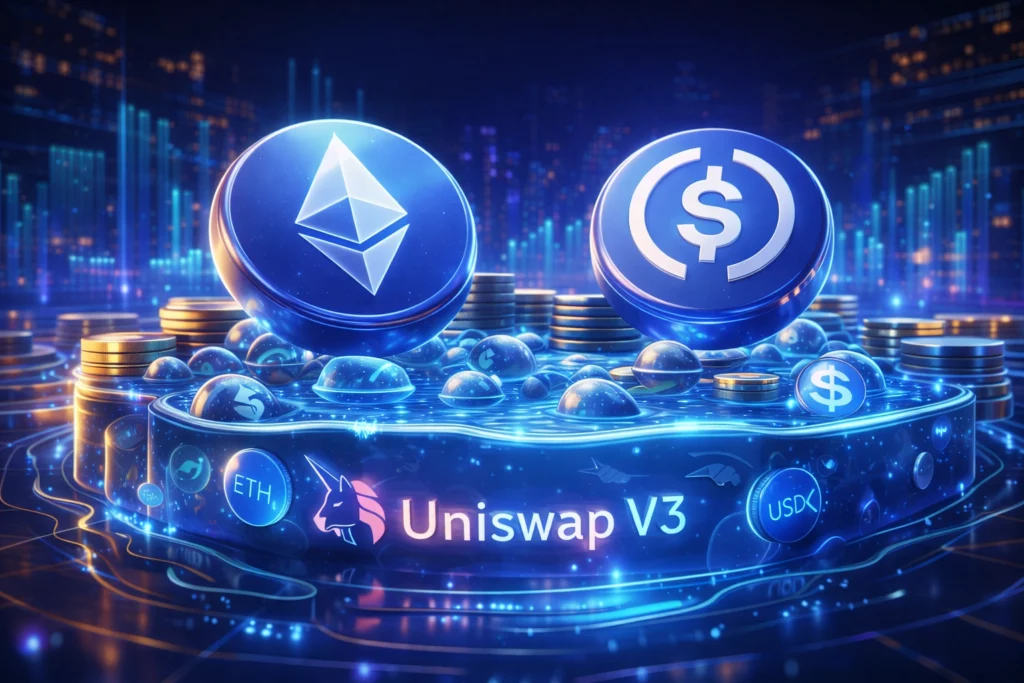 Stratégie DeFi haut rendement : profiter de la faible volatilité avec une pool ETH/USDC sur Uniswap v3