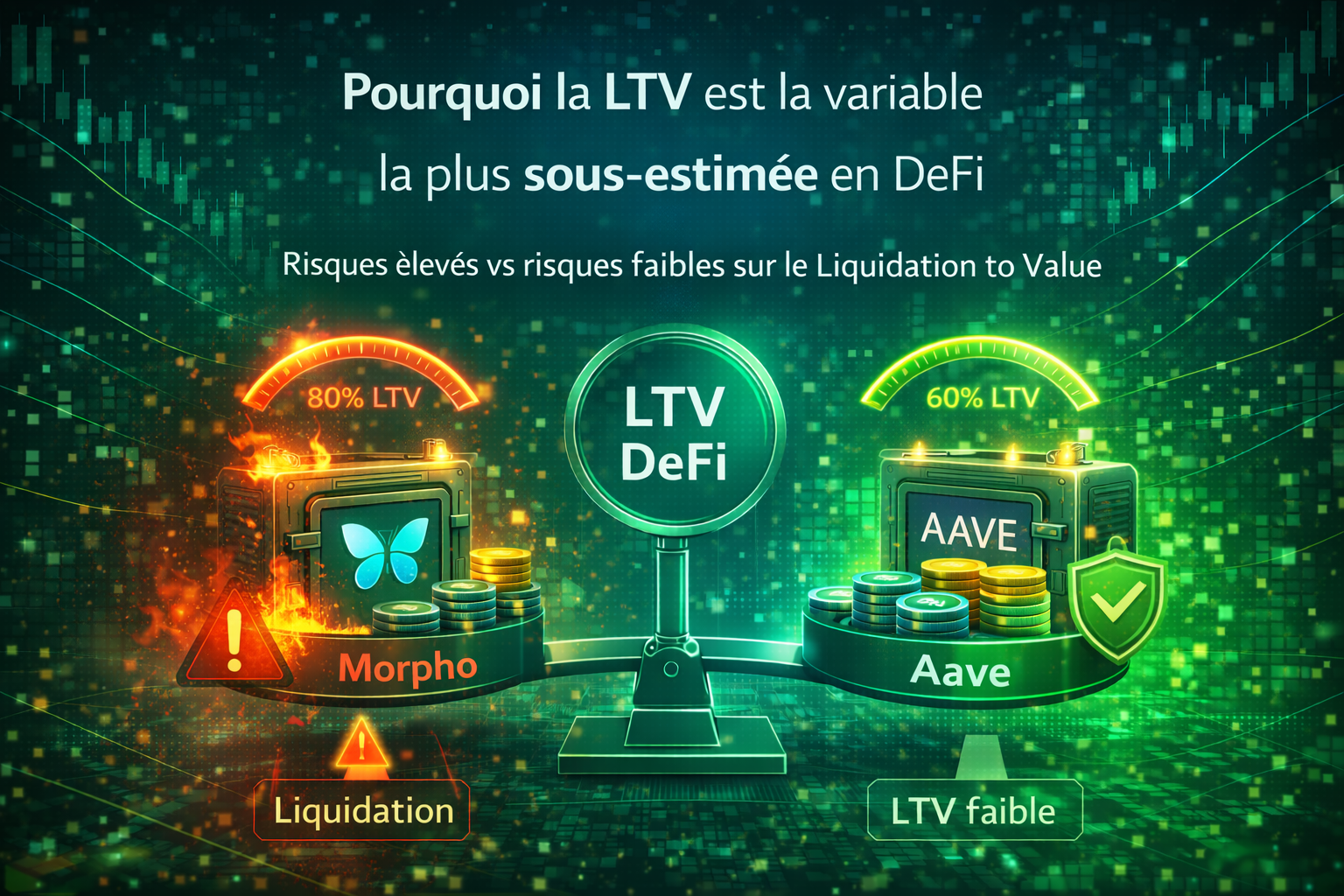 LTV aave morpho liquidation defi